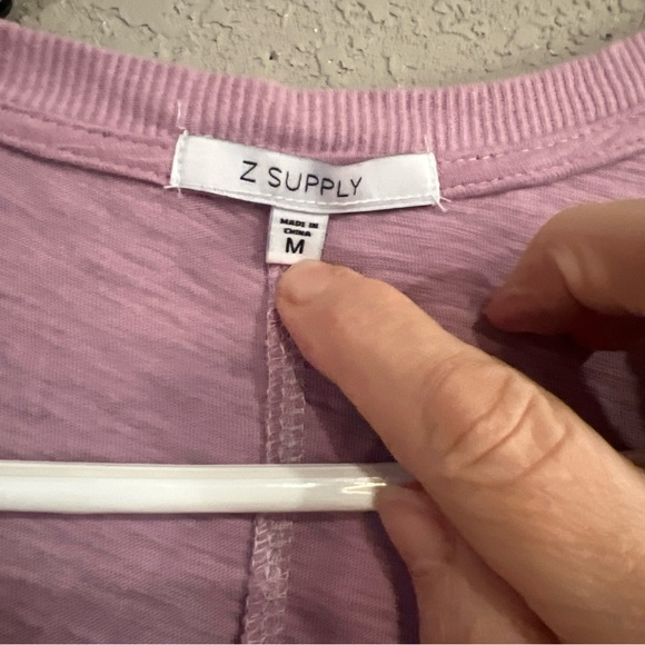 Z Supply Sz Medium LOT of 3 Cotton Dresses Lilac Blue Olive Green Summer Comfort - Picture 3 of 12